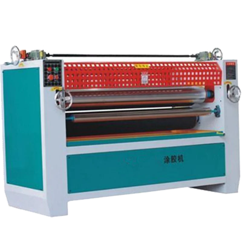 Четыре ролика шпона, клей разбрасыватель машина/склеивания шпона/деревообрабатывающей клей разбрасыватель