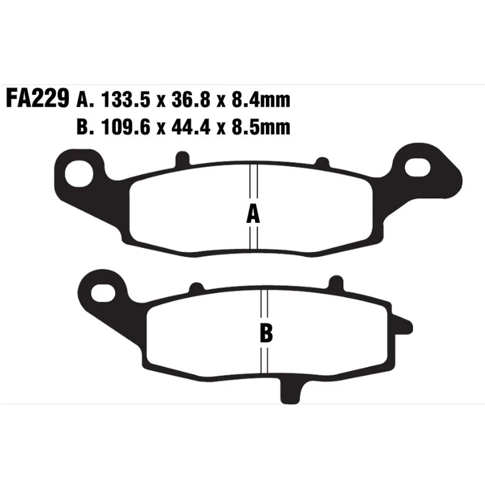 Motorcycle Sintered Brake Pads for CF MOTO 650 NK KAWASAKI Z 750 S SUZUKI GSF 650