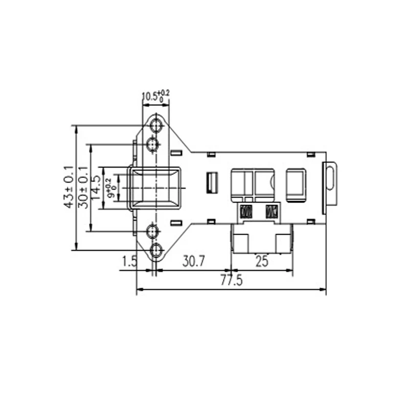 Washing machine door lock, door lock, Interlock