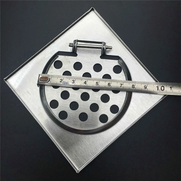 Cheap 100 x 100mm 4-inches Stainless Steel Floor Drain Cover
