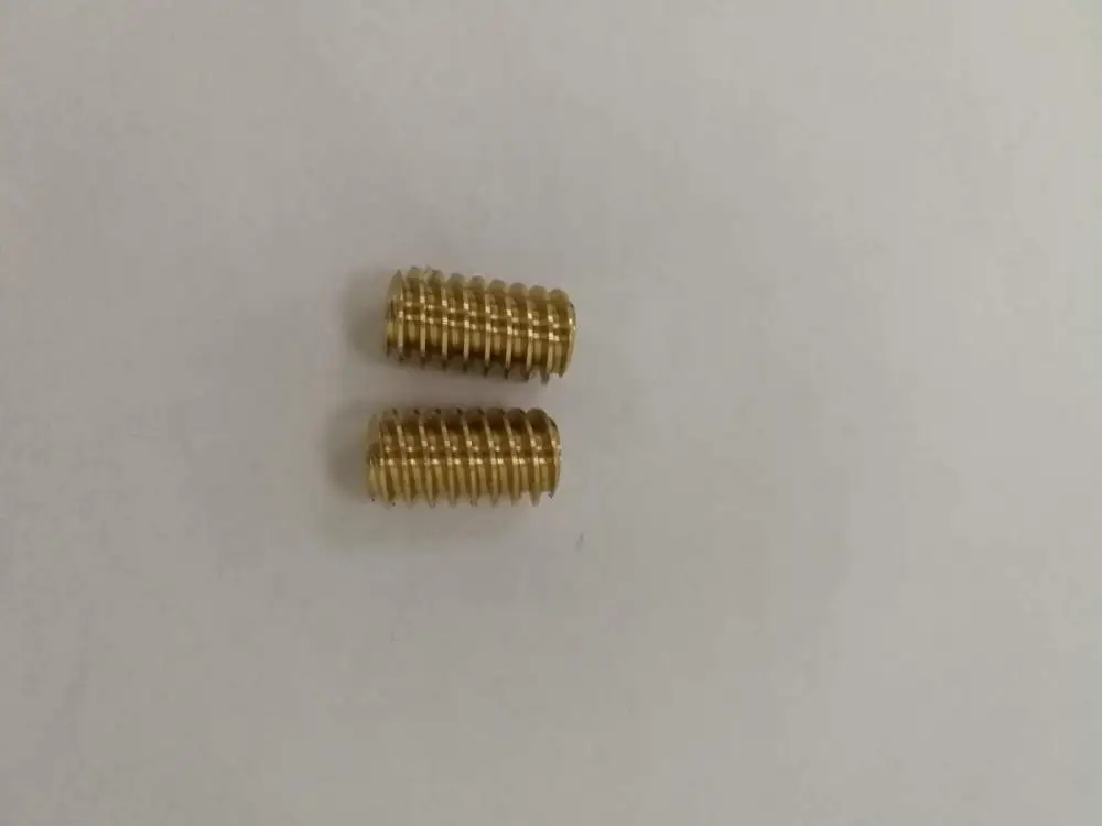  M0.2 M0.3 M0.5 микро маленький латунный спиральный червячный