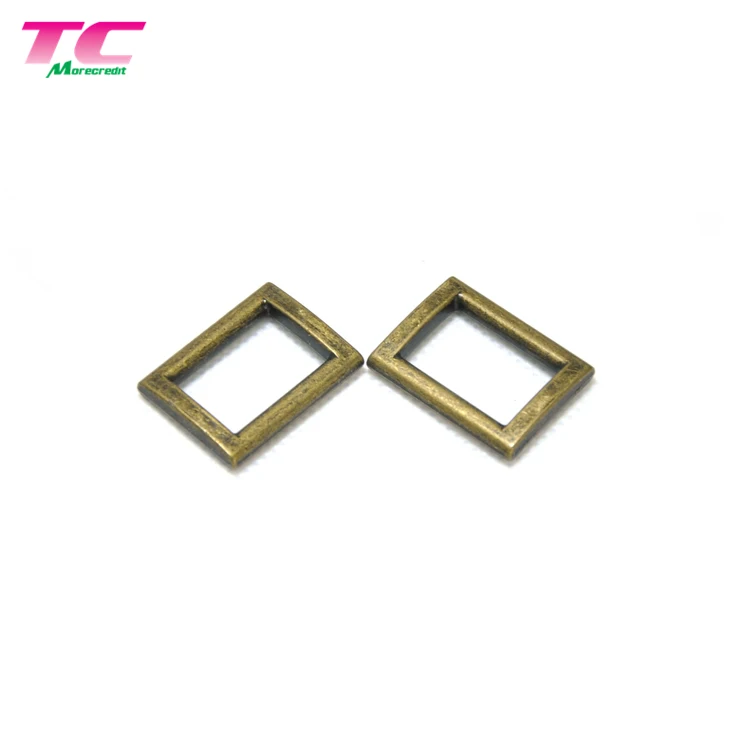 Europe Standard Metal Rectangle Metal Ring For Swimwear, Garments, Handbag Hardware Accessories Directly Factory