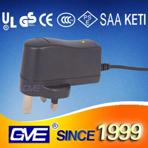 Ce RoHS одобрил европейский тип зажигания 6 В 2A адаптер питания