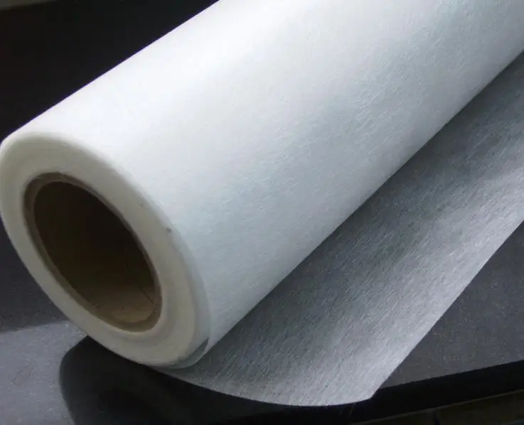 Fiberglass tissue mat for SBS and APP water-proofing membrance