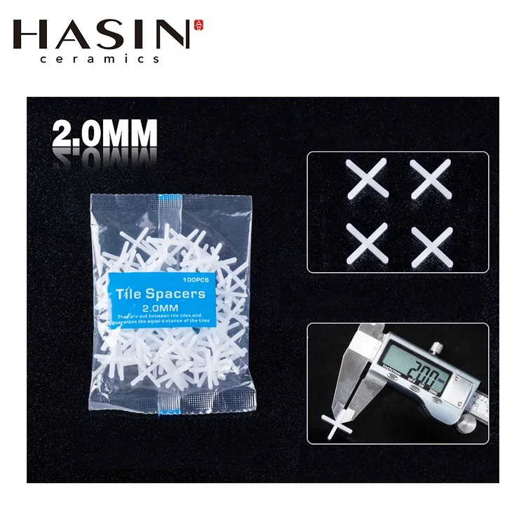 Hasin Raimondi Tile Paver Spacer 2mm  Plastic Floor Tile Spacer Wedge  (Tile Leveling System )