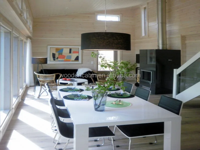 Modern and cheap wooden villa prefabricated house