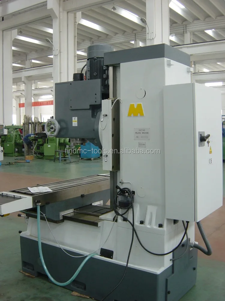 Продвинутый Дизайн, большая нагрузка и широкий диапазон обработки, Китай, высокая точность XA7140, универсальный фрезерный станок кровати, цена