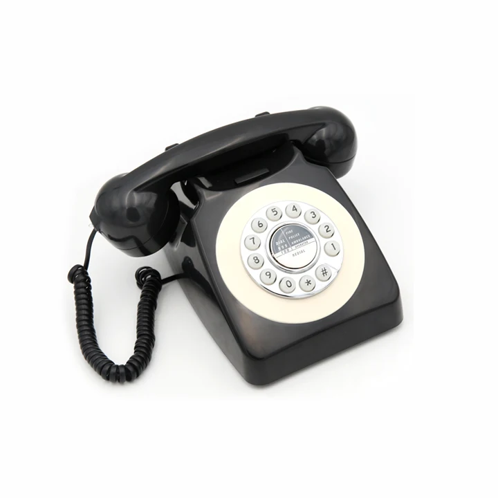 Best Design Old American Style Unique Retro Phone with Last Number Redial Function for Home Use