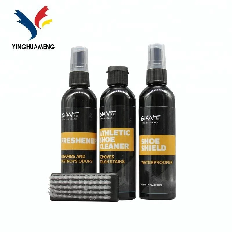 
2018 easy use athletic care care kit include shoe cleaner shoe shied brush sneaker cleaner 