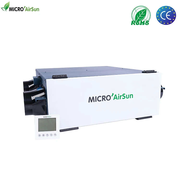 Crossflow Heat Exchanger Air Recuperator With Extra Slim Body