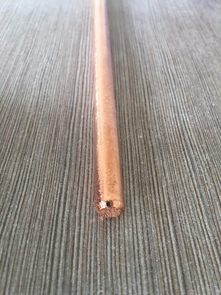 DC copper coated pointed arc air gouging carbon electrode rod 13*305mm