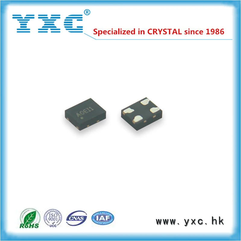 16 МГц 2520 3.3 В 4pin smd MEMS программируемых генераторов 16 мГц кварцевый генератор