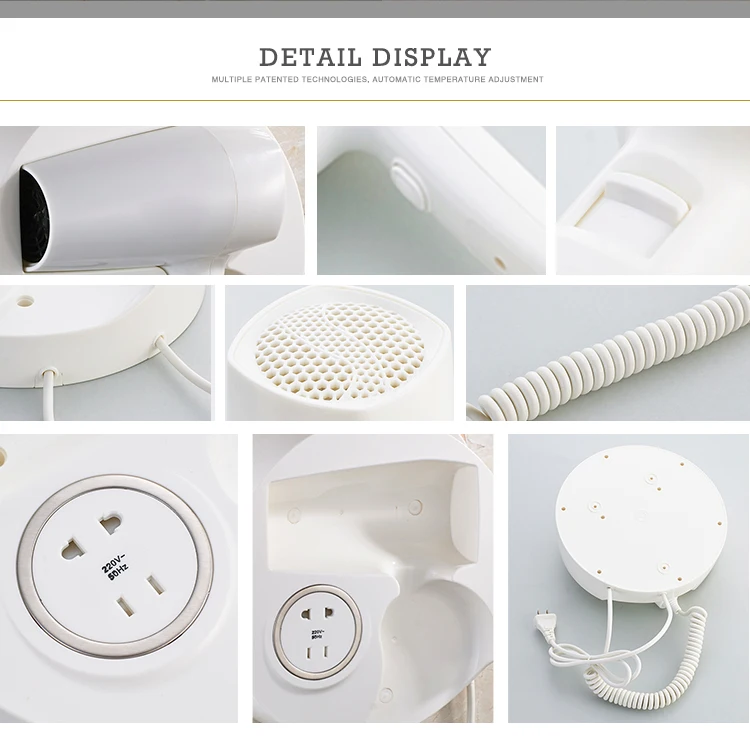 Профессиональный отель фен настенный фен для волос, производитель