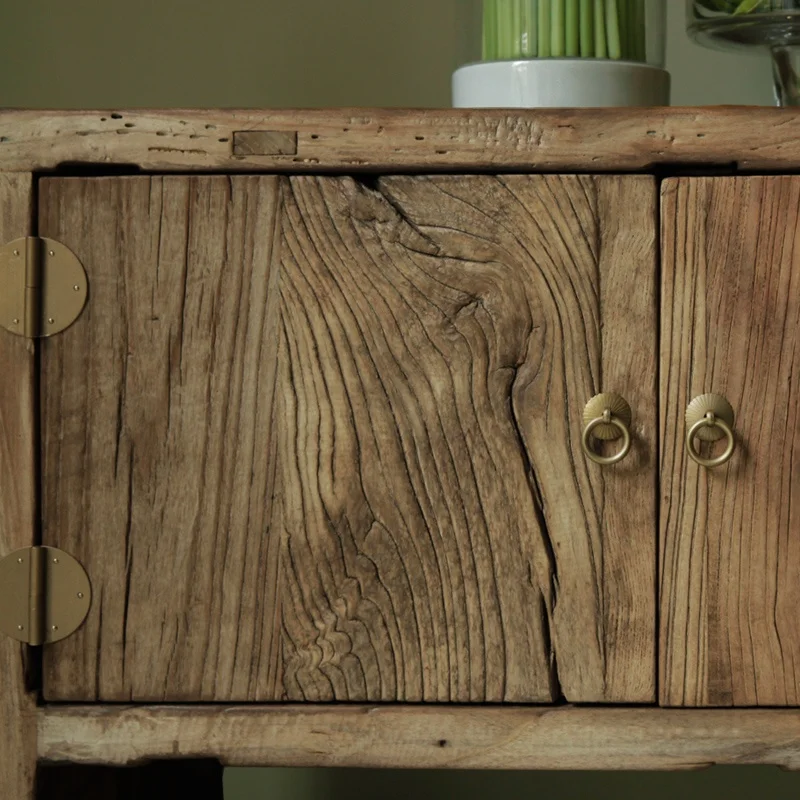 Console reclaimed elm hardwood furnitrue Chinese home console antique shabby chic console table natural wood shabby chic console