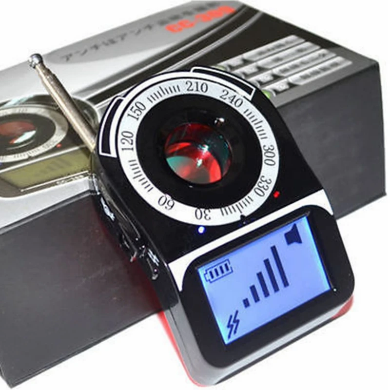 CC309 RF Signal Bug Detector Anti Camera GSM GPS Full-Range Scan Audio Bug Finder