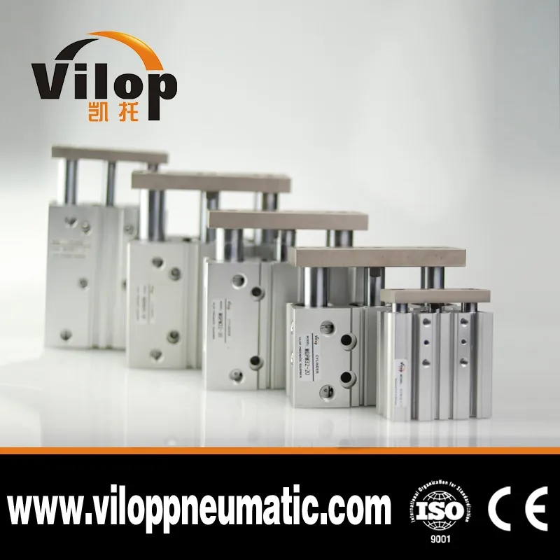 Factory Price Both Sides Piston Rod Pneumatic Cylinder Dimensions