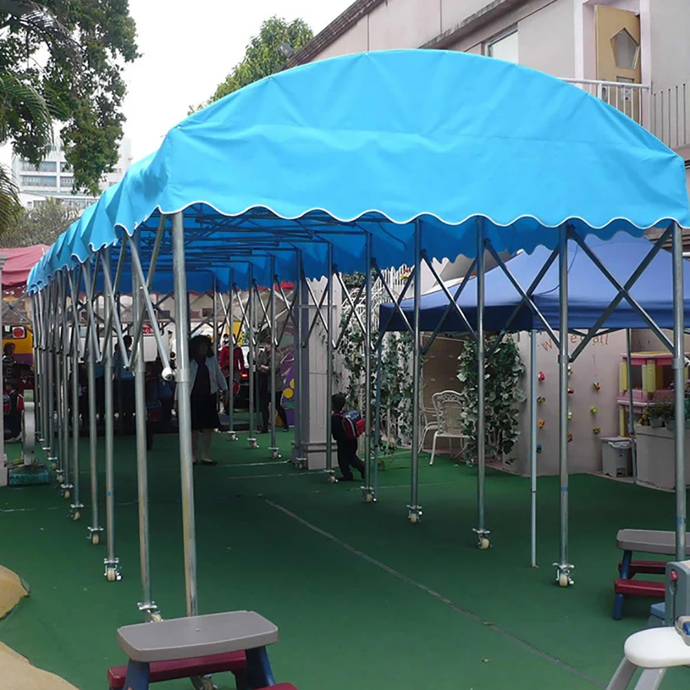 Pull Waterproof Telescopic Folding Retractable Tunnels Tents Customized for Restaurants