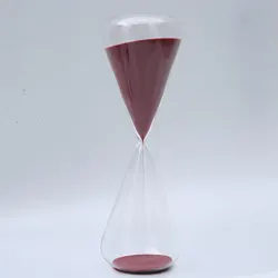 Hourglass timer Mouth Blown multiple time 60 Minute colored Standard Large Glass Hourglass