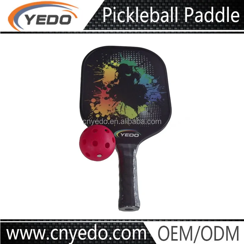 China Factory Wholesale racket set High end Graphite carbon pickleball paddle set pickleball paddle set 4 balls 2 paddles