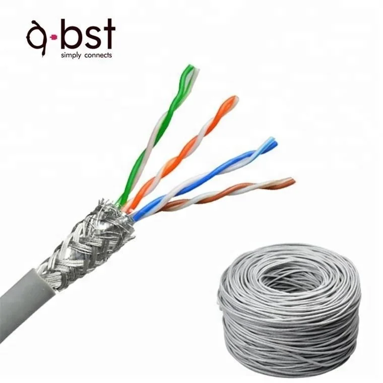 Cat6 double shield cable 305m 100m Sftp cable
