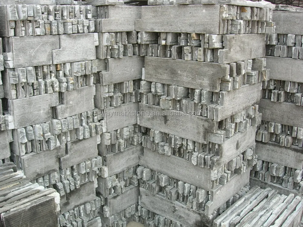 
factory sale cheap blue quartz natural concrete stone veneer and stone wall cladding(CZ-N72) 