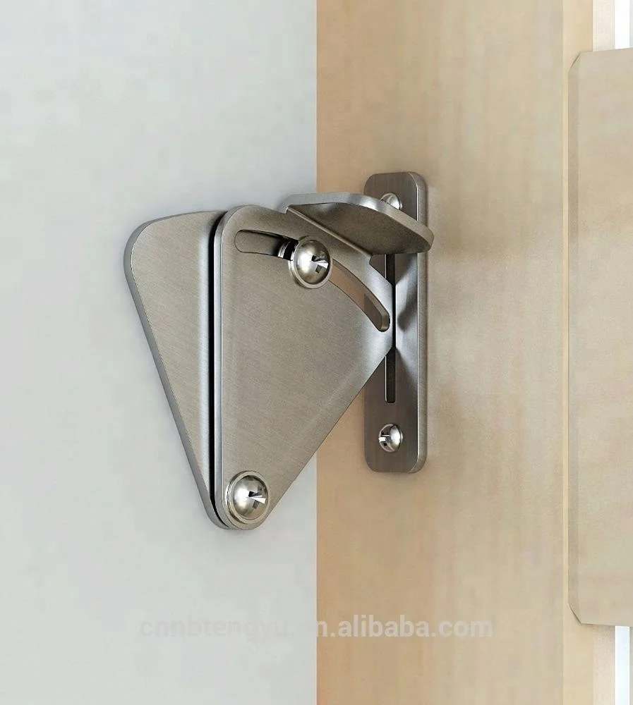 Carbon Steel sliding barn door hardware Door Slide bolt lock latch for wooden doors