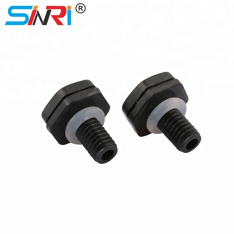 SINRI Size LOGO Customized LED High Bay Light Protective Vent Valve IP67 Waterproof M5 Vent Plug
