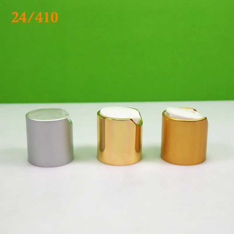 matt  shiny sliver golden aluminum  disc top lid 24