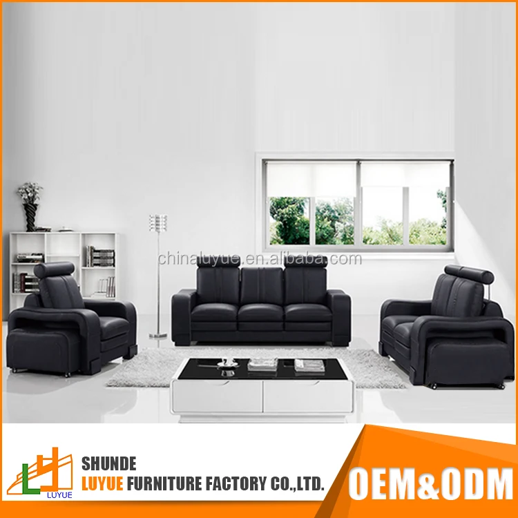 hot sale cheap modern genuine leather furniture living room sofa set fashionable sectional sofa