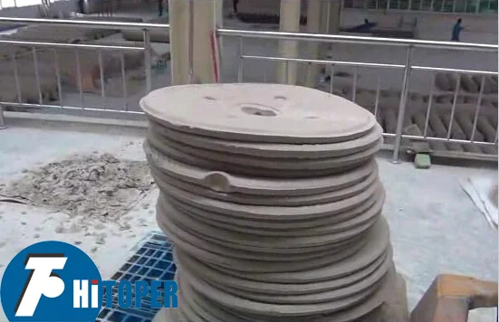 Clay sludge filters, round plate filter press for clay/ceramic sludge dewatering