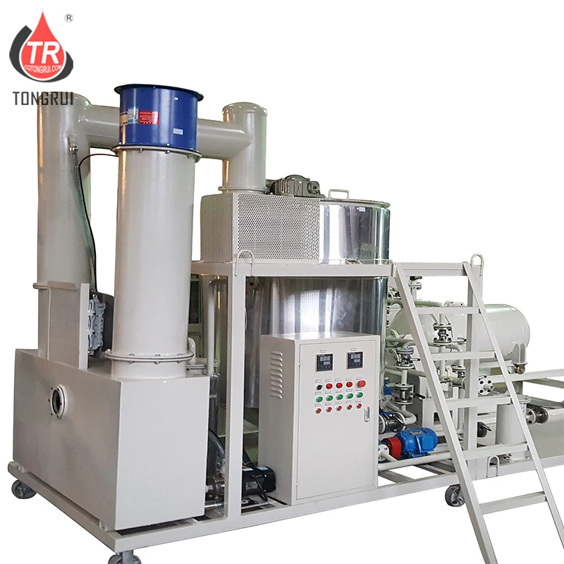 Black Diesel Engine Oil Recycling machine/Used Motor Oil Processing Machine