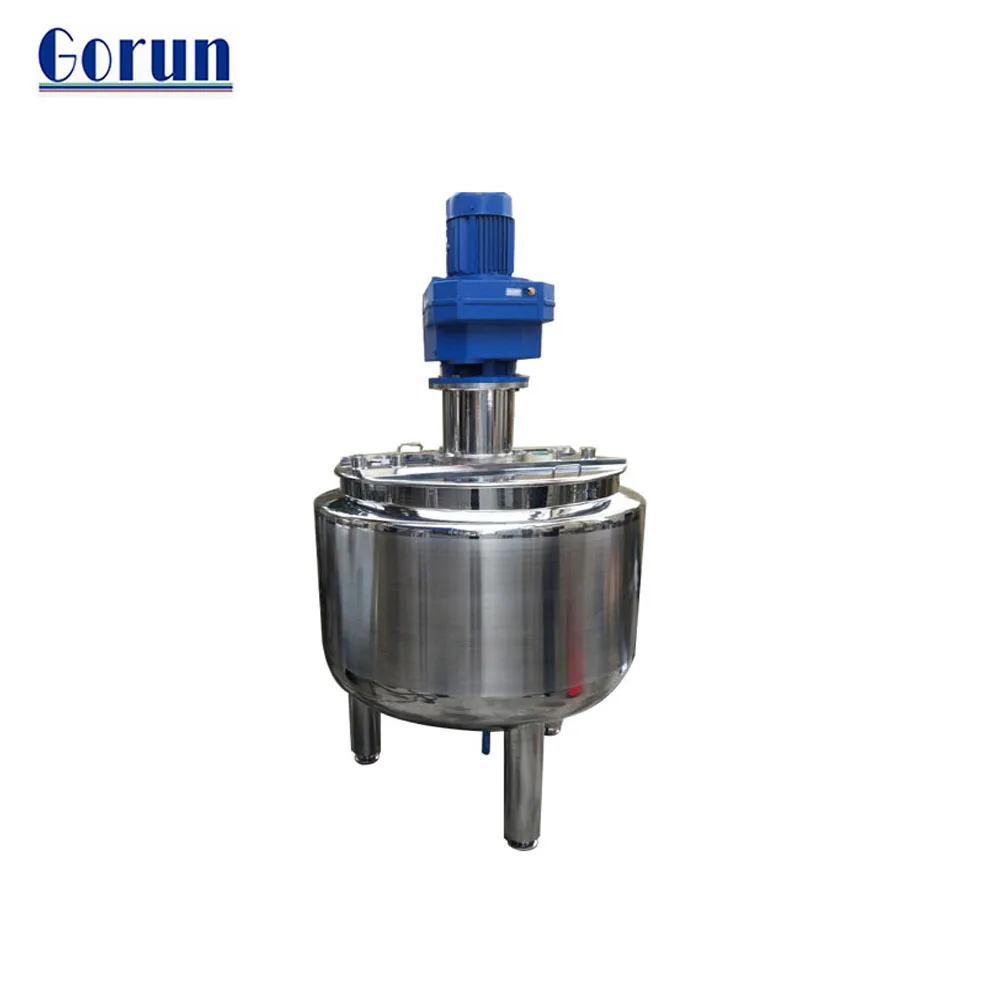 Double Ribbon Mixer For Powder, Stainless Steel 700L Honey Mixing Tank With Jacket