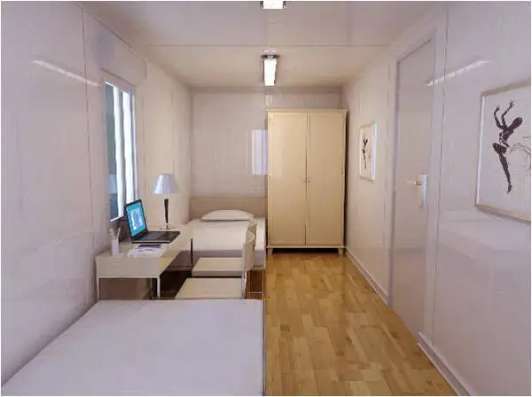 China 2 Story 3 bedroom luxury steel frame Prefabricated  Villa Home