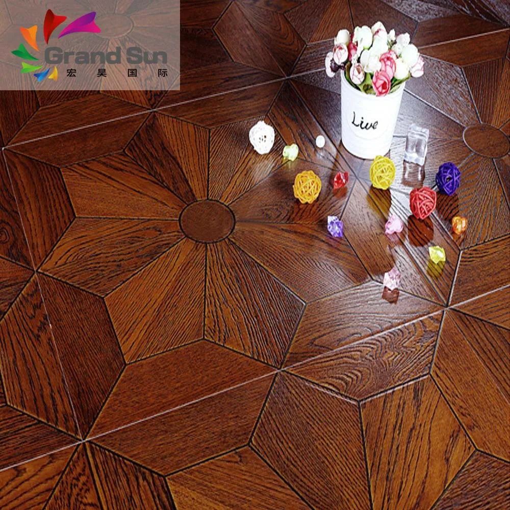 Natural American ash parquet engineered laminate wooden flooring from China supplier