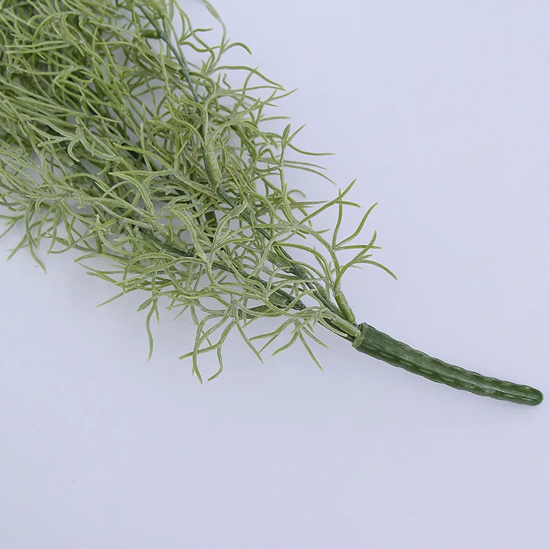 ZERO 3 Forks 85cm Long Hanging Plant Nontoxic Artificial Tillandsia Usneoides Garland For home wedding decoration