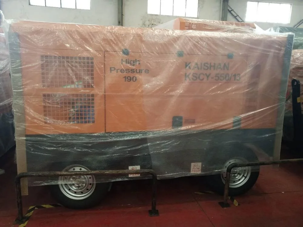 KAISHAN KSCY-550/13 diesel motor screw air compressor Portable