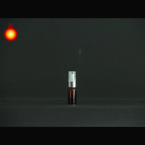 3ml~30ml small amount empty brown amber ampoule liquid dispenser glass spray bottles