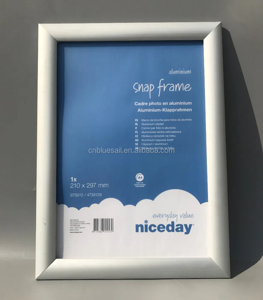 Aluminum snap frames, Poster frames, A1/A2/A3/A4 picture frames