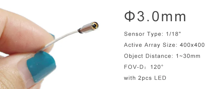 Заводской 3 мм Omnivision Ov2640 Ov5648 Ov6946 скрытый Медицинский мини светодиодный эндоскоп Usb модуль