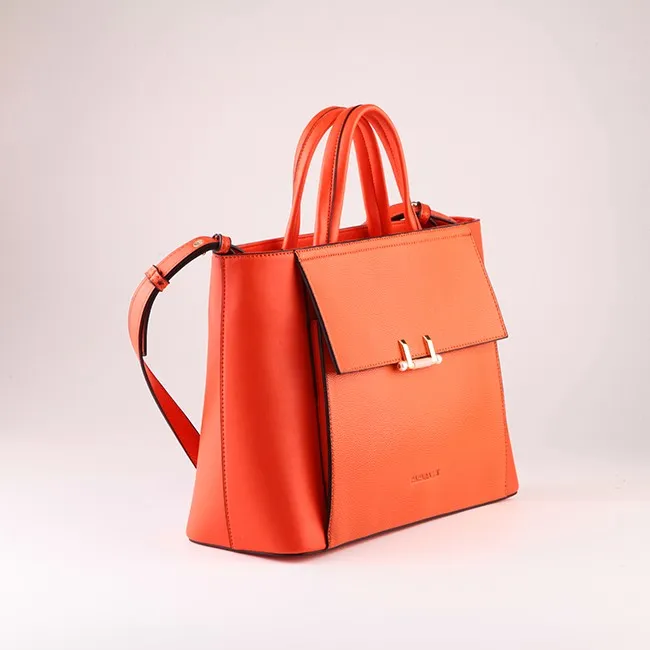 2023 Hot sale small MOQ China factory PU leather large capacity tote hand bag women handbag