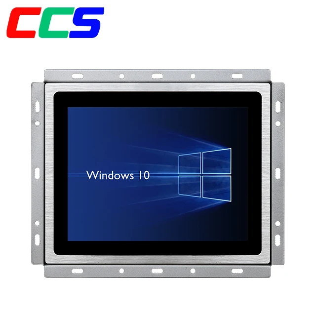 Linux Support 8 inch Industrial Open Frame Touch Screen Panel PC