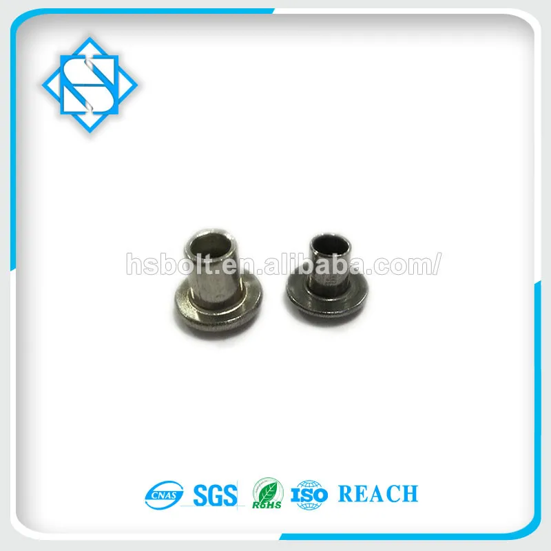 Top Quality DIN7340 Metal Flat Head Tubular Rivets with Sample Free