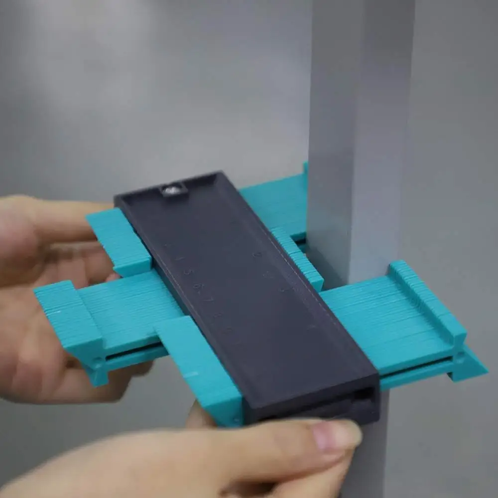 Contour Profile Gauge Duplicator - Woodworking Shape Tracing Template Measuring Tool - Profile Jig Guide -Pipe Tile Frame Gauge