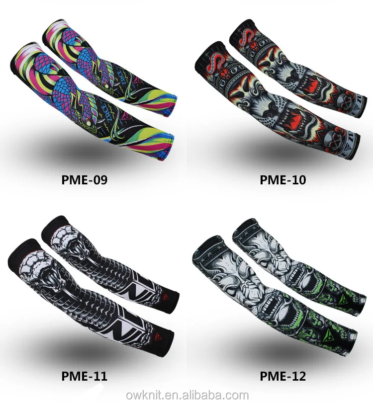 
Acrylic Breathable Long Cooking Cooling Basketball Custom Cycling Heat Compression Sports Arm Sleeve 