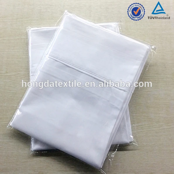 стандартные подушки чехол сделано высокого качества сатин для постельных принадлежностей гостиницы