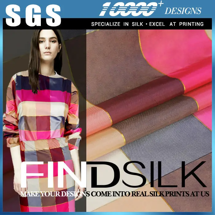 Hellosilk factory promotion silk mikado supplier