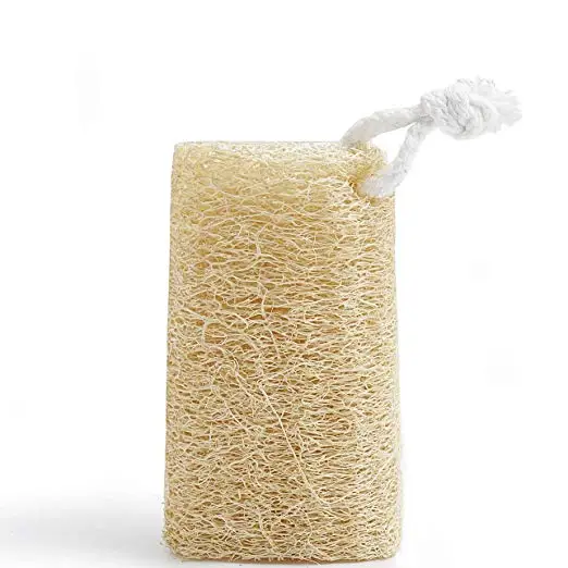 Loofah Scrubber and Pumice Stone Combo 100% Natural Organic Loofah Bath Sponge Body Scrubber Natural Lava Exfoliating