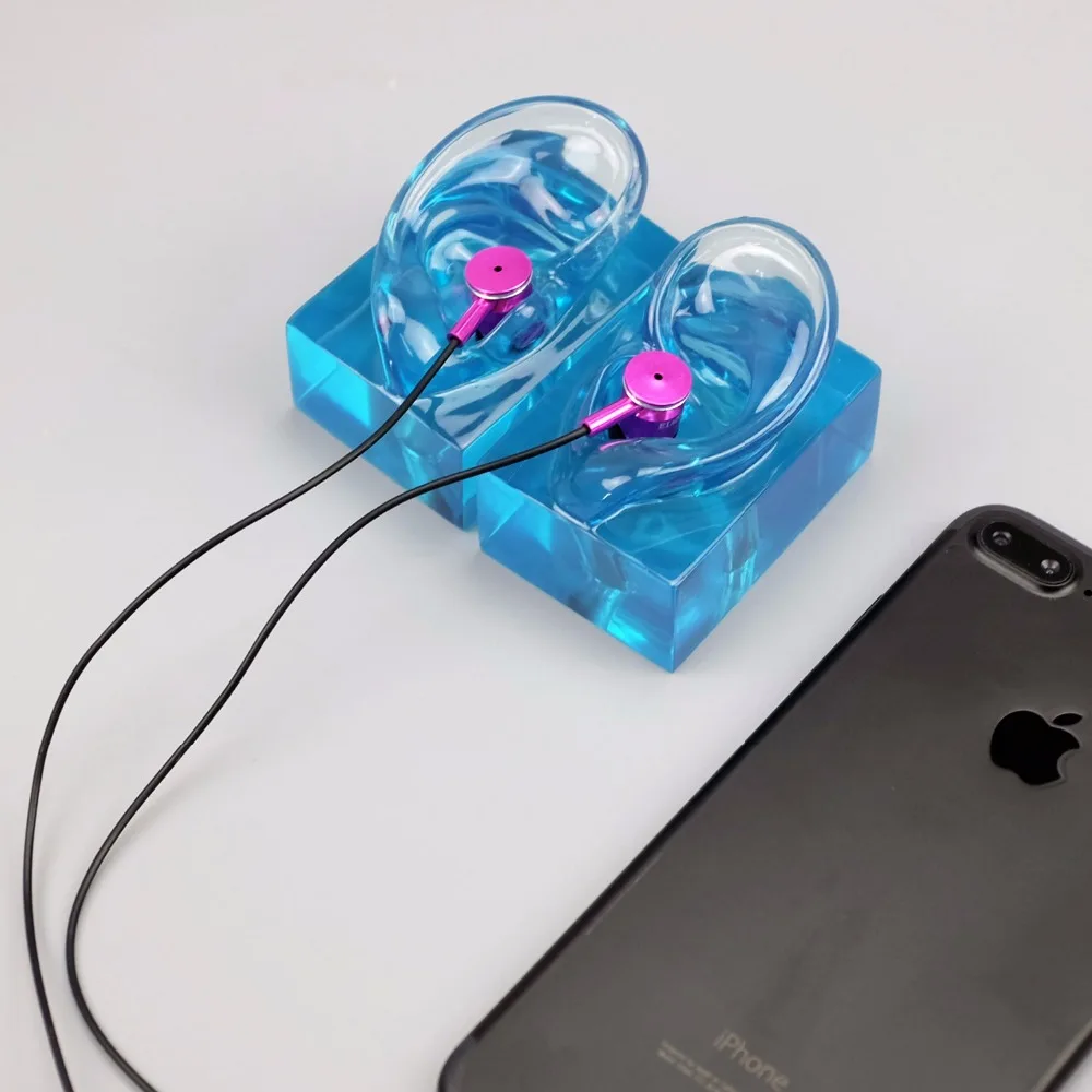 Fashion Style Earphone Mannequin Ear Model For Earpiece Display Made In XINJI Factory