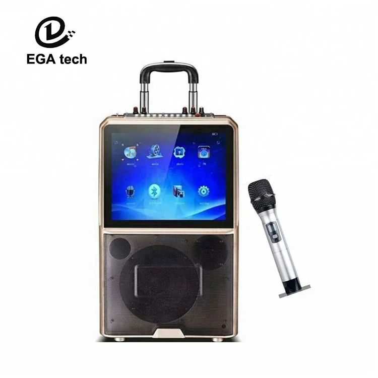 Best Seller Cart Speaker with Bluetooth Speaker and Microphone Speaker for Productivity and Party