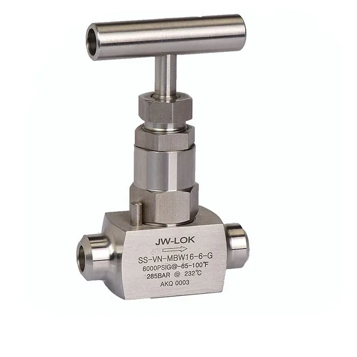 
Stainless steel forged angle type ferrule fitting needle valve  (1063377355)